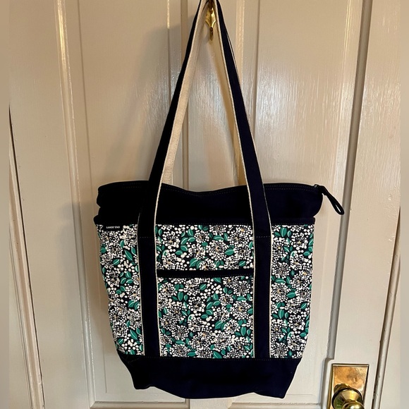 Lands’ End Classic Tote Bag floral print - Picture 5 of 8